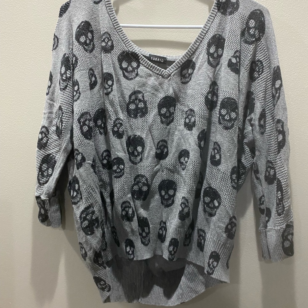 Torrid Skull Sweater